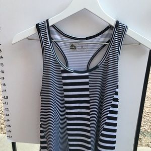 RBX black and white size medium gym tank